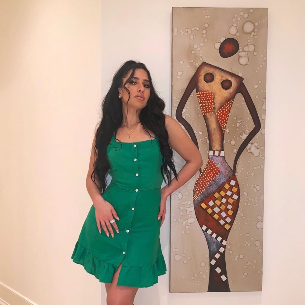 Green dress